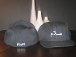 Fitted Cap_White Lettering_Peace